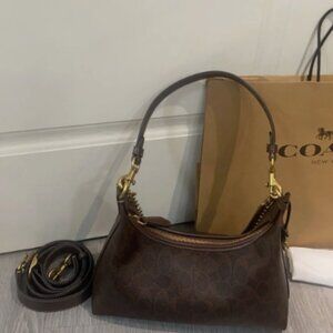 COACH Juliet Shoulder Bag 25 In Signature Canvas DARK
